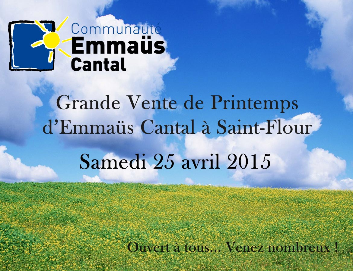 Vente-printemps St-Flour 2015